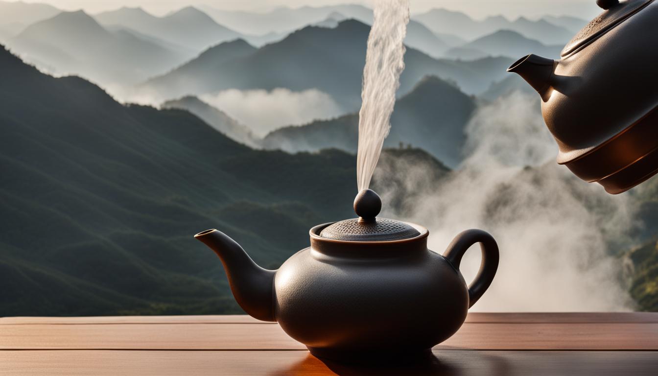 transforming tea leaves into Oolong Tea