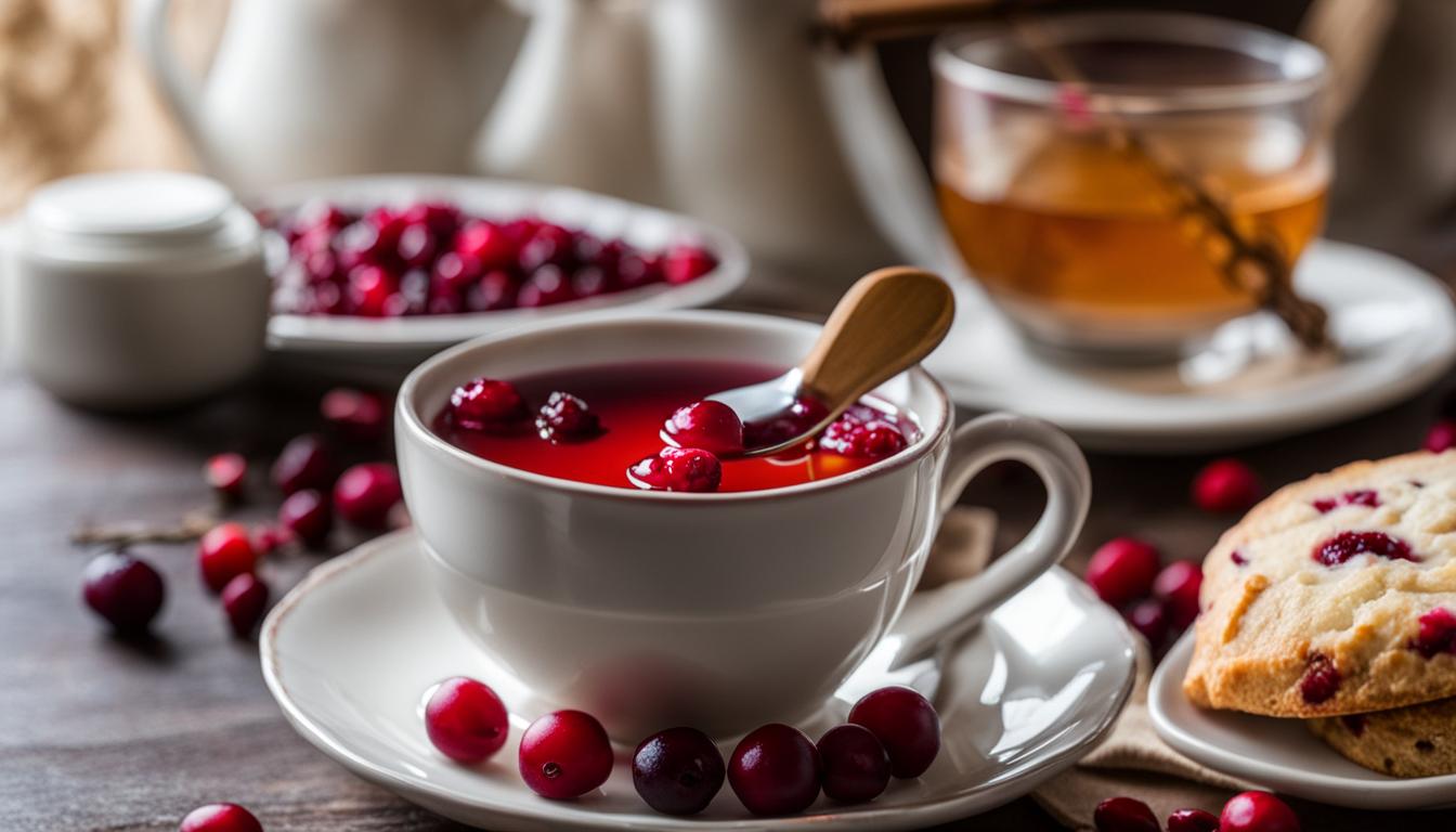 cranberry tea preparation image